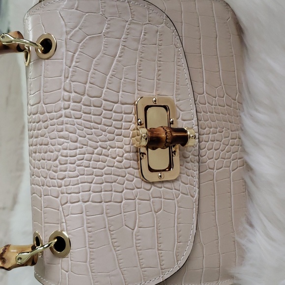 Borse in Pelle Bamboo bag - Picture 2 of 10